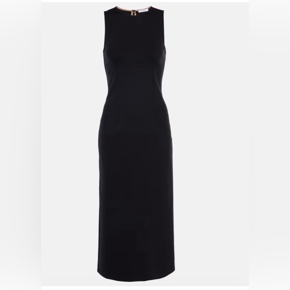 ✨💎BEAUTIFUL💎✨LIKE NEW LARA LEI TAFFETA BLACK DRESS Size M $725 Retail